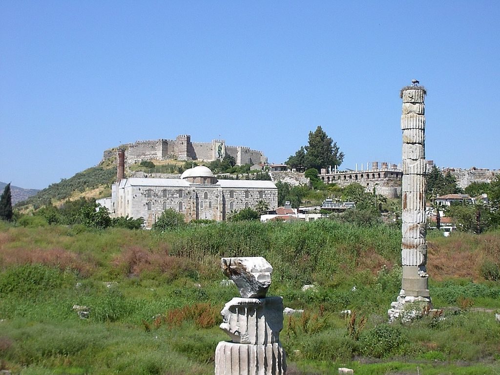 Site of the Temple of Artemis in the town of Selçuk, near Ephesus.